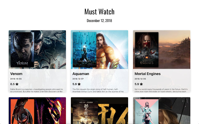 Must Watch from Chrome web store to be run with OffiDocs Chromium online Must Watch from Chrome web store to be run with OffiDocs Chromium online