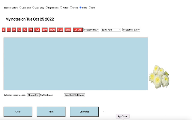 My Notes Petit from Chrome web store to be run with OffiDocs Chromium online My Notes Petit from Chrome web store to be run with OffiDocs Chromium online
