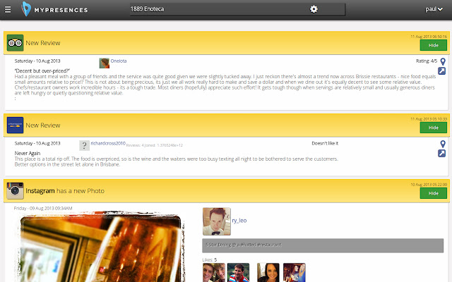 myPresences Agent from Chrome web store to be run with OffiDocs Chromium online myPresences Agent from Chrome web store to be run with OffiDocs Chromium online