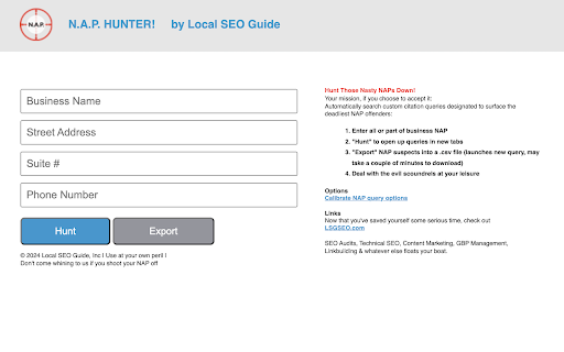 N.A.P Hunter! from Chrome web store to be run with OffiDocs Chromium online N.A.P Hunter! from Chrome web store to be run with OffiDocs Chromium online