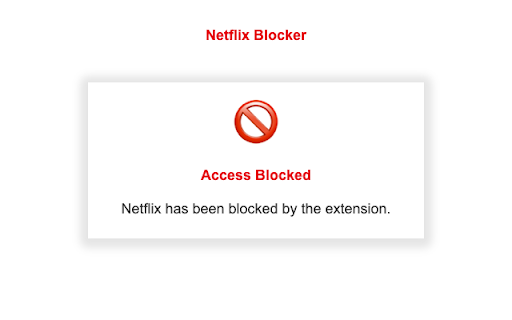 Netflix Blocker from Chrome web store to be run with OffiDocs Chromium online Netflix Blocker from Chrome web store to be run with OffiDocs Chromium online