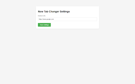 New Tab Changer from Chrome web store to be run with OffiDocs Chromium online New Tab Changer from Chrome web store to be run with OffiDocs Chromium online