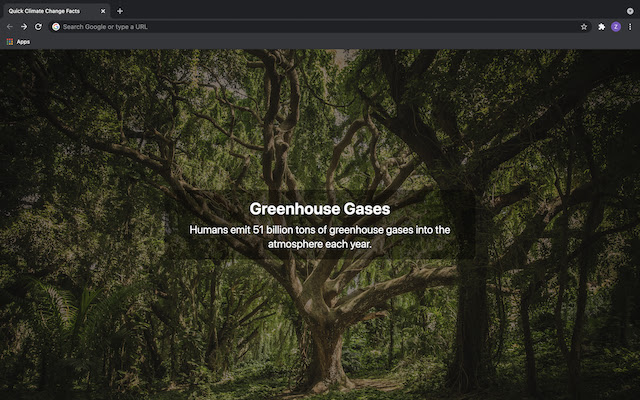 New Tab Climate Change Facts from Chrome web store to be run with OffiDocs Chromium online New Tab Climate Change Facts from Chrome web store to be run with OffiDocs Chromium online