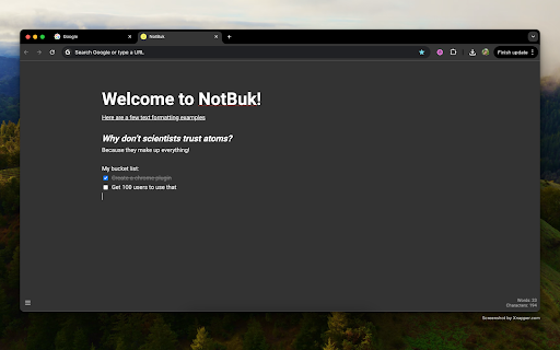NotBuk from Chrome web store to be run with OffiDocs Chromium online NotBuk from Chrome web store to be run with OffiDocs Chromium online