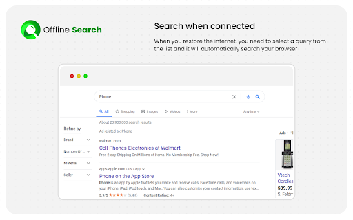 Offline Search from Chrome web store to be run with OffiDocs Chromium online Offline Search from Chrome web store to be run with OffiDocs Chromium online