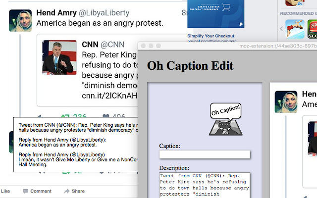 Oh Caption, My Caption from Chrome web store to be run with OffiDocs Chromium online Oh Caption, My Caption from Chrome web store to be run with OffiDocs Chromium online