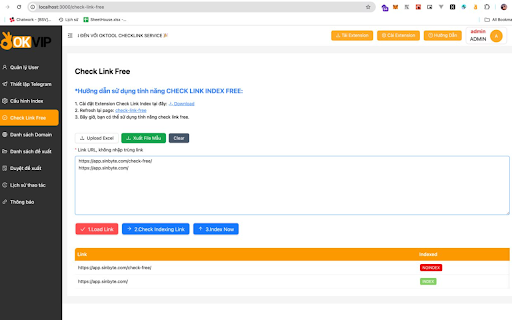 Ok Check Index from Chrome web store to be run with OffiDocs Chromium online Ok Check Index from Chrome web store to be run with OffiDocs Chromium online
