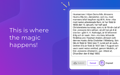 Old Handwriting AI Transcription from Chrome web store to be run with OffiDocs Chromium online Old Handwriting AI Transcription from Chrome web store to be run with OffiDocs Chromium online