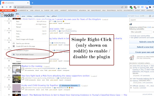 Old Reddit Forever from Chrome web store to be run with OffiDocs Chromium online Old Reddit Forever from Chrome web store to be run with OffiDocs Chromium online