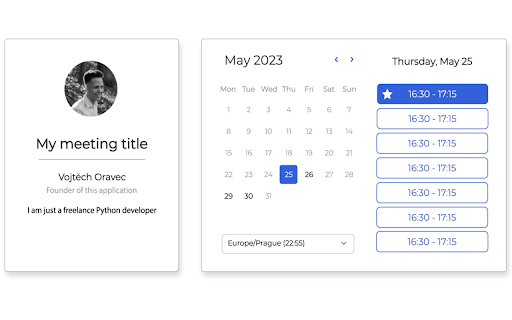 OneCalend Event Scheduling Made Easy from Chrome web store to be run with OffiDocs Chromium online OneCalend Event Scheduling Made Easy from Chrome web store to be run with OffiDocs Chromium online