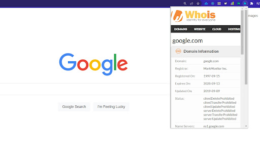 OneClick for WHOIS Lookup from Chrome web store to be run with OffiDocs Chromium online OneClick for WHOIS Lookup from Chrome web store to be run with OffiDocs Chromium online