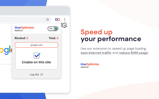 OneOptimize AdBlock from Chrome web store to be run with OffiDocs Chromium online OneOptimize AdBlock from Chrome web store to be run with OffiDocs Chromium online