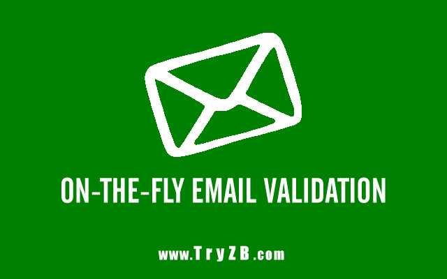 On The Fly Email Validation from Chrome web store to be run with OffiDocs Chromium online On The Fly Email Validation from Chrome web store to be run with OffiDocs Chromium online