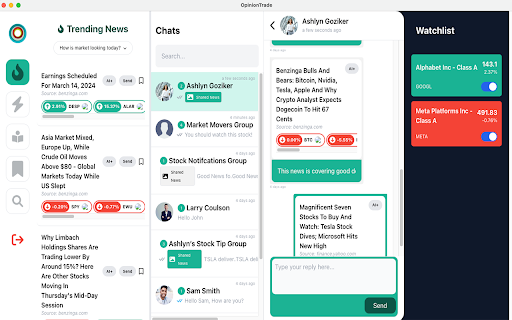 OpinionTrade Share your stock related news from Chrome web store to be run with OffiDocs Chromium online OpinionTrade Share your stock related news from Chrome web store to be run with OffiDocs Chromium online