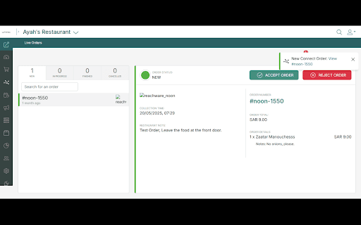 Order Notifier from Chrome web store to be run with OffiDocs Chromium online Order Notifier from Chrome web store to be run with OffiDocs Chromium online