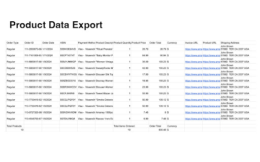 OrderPro: Export Amazon, eBay, Walmart More from Chrome web store to be run with OffiDocs Chromium online OrderPro: Export Amazon, eBay, Walmart More from Chrome web store to be run with OffiDocs Chromium online