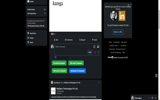 Oyelabs AI Generate Auto Comments from Chrome web store to be run with OffiDocs Chromium online Oyelabs AI Generate Auto Comments from Chrome web store to be run with OffiDocs Chromium online