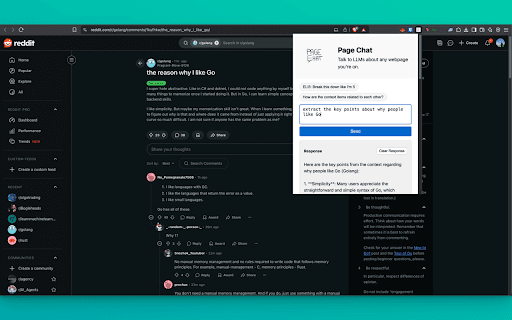 Page Chat from Chrome web store to be run with OffiDocs Chromium online Page Chat from Chrome web store to be run with OffiDocs Chromium online