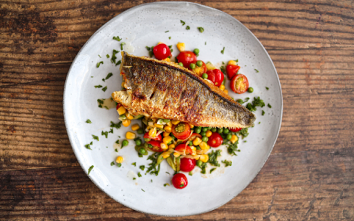 Pan Seared Sea Bass with Summer Vegetable Sauté from Chrome web store to be run with OffiDocs Chromium online Pan Seared Sea Bass with Summer Vegetable Sauté from Chrome web store to be run with OffiDocs Chromium online