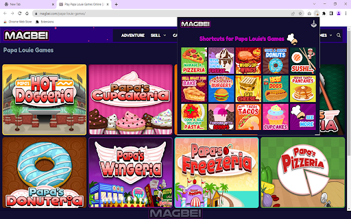 Papa Louie Games Unblocked Launcher from Chrome web store to be run with OffiDocs Chromium online Papa Louie Games Unblocked Launcher from Chrome web store to be run with OffiDocs Chromium online