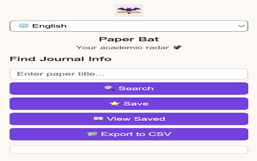 Paper Bat from Chrome web store to be run with OffiDocs Chromium online Paper Bat from Chrome web store to be run with OffiDocs Chromium online