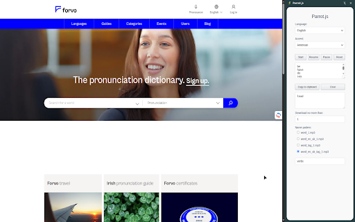 Parrot.js from Chrome web store to be run with OffiDocs Chromium online Parrot.js from Chrome web store to be run with OffiDocs Chromium online