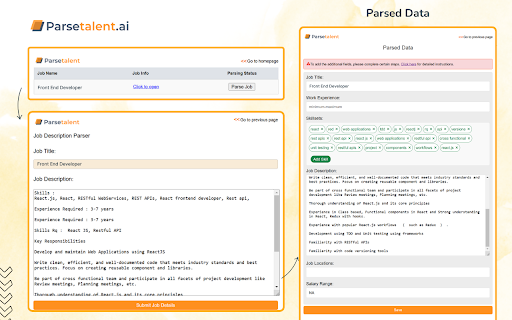 Parsetalent for Greenhouse from Chrome web store to be run with OffiDocs Chromium online Parsetalent for Greenhouse from Chrome web store to be run with OffiDocs Chromium online
