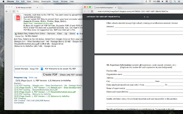 PDF Merge and Split (Without Server) from Chrome web store to be run with OffiDocs Chromium online PDF Merge and Split (Without Server) from Chrome web store to be run with OffiDocs Chromium online