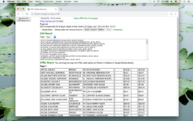 PDF Tables Extractor from Chrome web store to be run with OffiDocs Chromium online PDF Tables Extractor from Chrome web store to be run with OffiDocs Chromium online