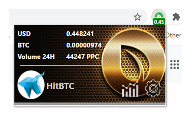 Peercoin Ticker from Chrome web store to be run with OffiDocs Chromium online Peercoin Ticker from Chrome web store to be run with OffiDocs Chromium online