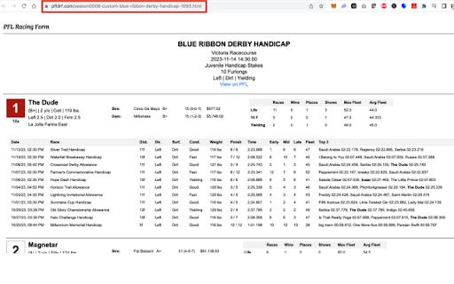 PFL Racing Form from Chrome web store to be run with OffiDocs Chromium online PFL Racing Form from Chrome web store to be run with OffiDocs Chromium online