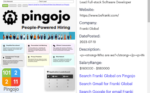 Pingojo Extension from Chrome web store to be run with OffiDocs Chromium online Pingojo Extension from Chrome web store to be run with OffiDocs Chromium online