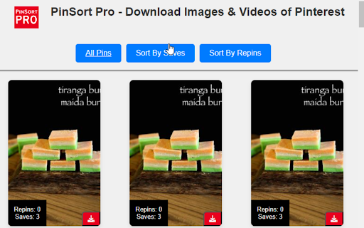 PinSort Pro Sort, Download Images Videos from Chrome web store to be run with OffiDocs Chromium online PinSort Pro Sort, Download Images Videos from Chrome web store to be run with OffiDocs Chromium online
