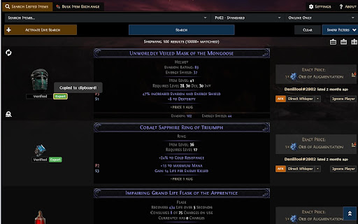 PoE2 Trade Item Exporter from Chrome web store to be run with OffiDocs Chromium online PoE2 Trade Item Exporter from Chrome web store to be run with OffiDocs Chromium online