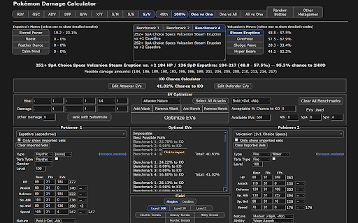Pokemon Showdown Calculator EV Optimizer from Chrome web store to be run with OffiDocs Chromium online Pokemon Showdown Calculator EV Optimizer from Chrome web store to be run with OffiDocs Chromium online