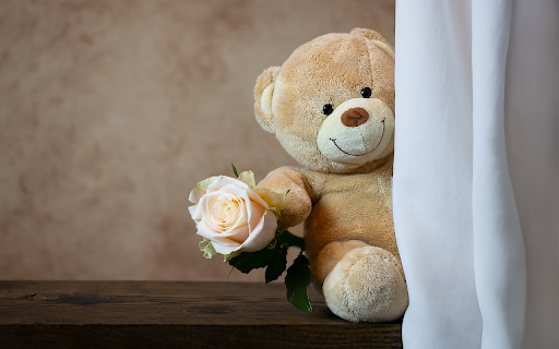 Pretty bear holding a rose from Chrome web store to be run with OffiDocs Chromium online Pretty bear holding a rose from Chrome web store to be run with OffiDocs Chromium online
