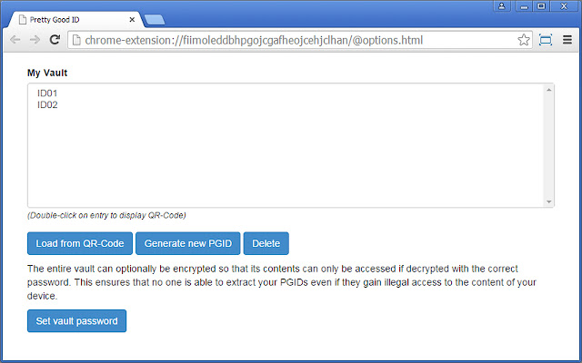 Pretty Good ID from Chrome web store to be run with OffiDocs Chromium online Pretty Good ID from Chrome web store to be run with OffiDocs Chromium online