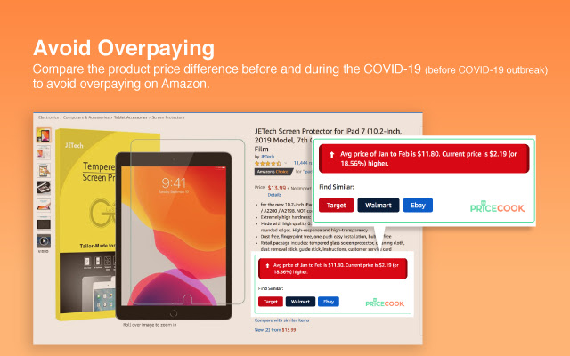 PriceCook Amazon Price Comparison from Chrome web store to be run with OffiDocs Chromium online PriceCook Amazon Price Comparison from Chrome web store to be run with OffiDocs Chromium online
