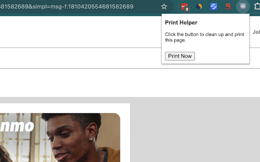 Print Helper from Chrome web store to be run with OffiDocs Chromium online Print Helper from Chrome web store to be run with OffiDocs Chromium online