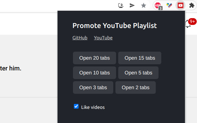 Promote YouTube videos from Chrome web store to be run with OffiDocs Chromium online Promote YouTube videos from Chrome web store to be run with OffiDocs Chromium online