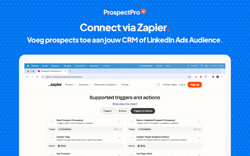 ProspectPro B2B prospecting (NL) from Chrome web store to be run with OffiDocs Chromium online ProspectPro B2B prospecting (NL) from Chrome web store to be run with OffiDocs Chromium online
