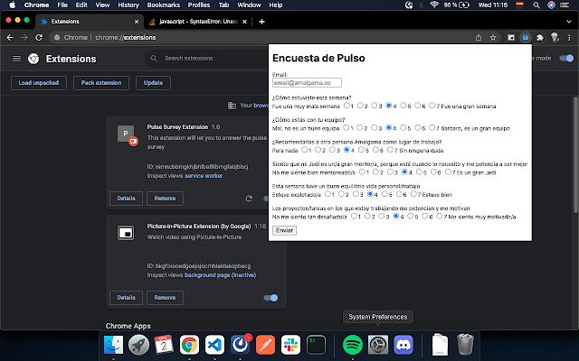 Pulse Survey Extension from Chrome web store to be run with OffiDocs Chromium online Pulse Survey Extension from Chrome web store to be run with OffiDocs Chromium online