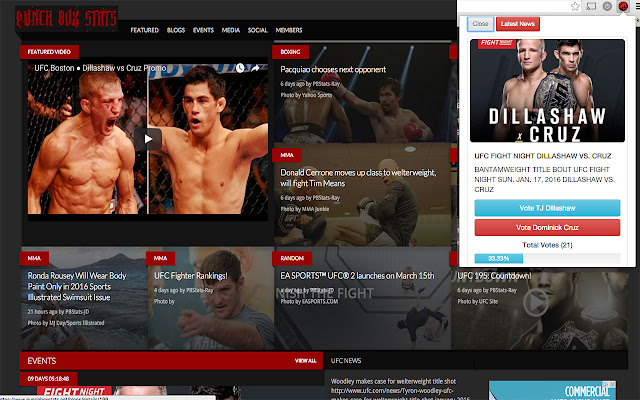Punch Box Stats Events from Chrome web store to be run with OffiDocs Chromium online Punch Box Stats Events from Chrome web store to be run with OffiDocs Chromium online