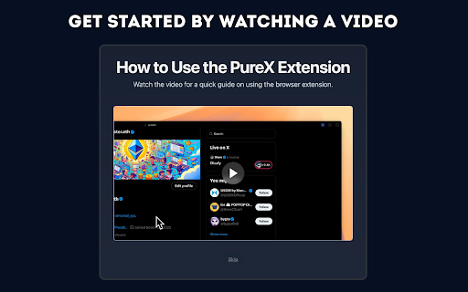 PureX from Chrome web store to be run with OffiDocs Chromium online PureX from Chrome web store to be run with OffiDocs Chromium online