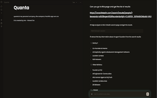 Quanta Browser Extension from Chrome web store to be run with OffiDocs Chromium online Quanta Browser Extension from Chrome web store to be run with OffiDocs Chromium online