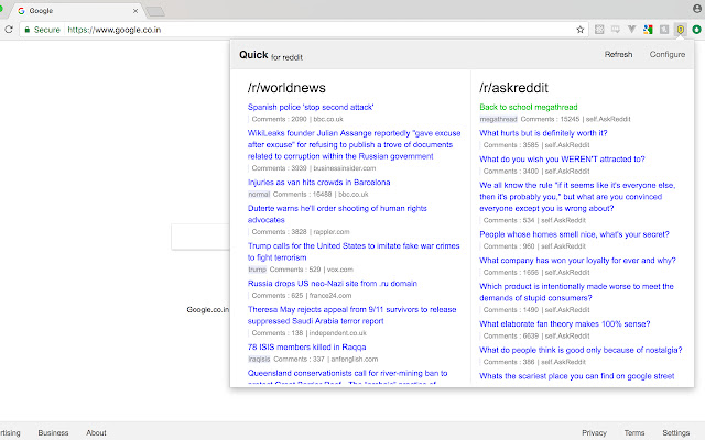 Quick For Reddit from Chrome web store to be run with OffiDocs Chromium online Quick For Reddit from Chrome web store to be run with OffiDocs Chromium online