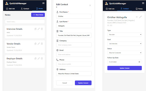 QuickJobManager from Chrome web store to be run with OffiDocs Chromium online QuickJobManager from Chrome web store to be run with OffiDocs Chromium online