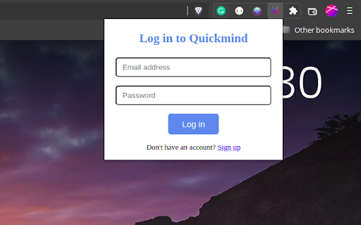 Quickmind: An Assistant on Steroids from Chrome web store to be run with OffiDocs Chromium online Quickmind: An Assistant on Steroids from Chrome web store to be run with OffiDocs Chromium online