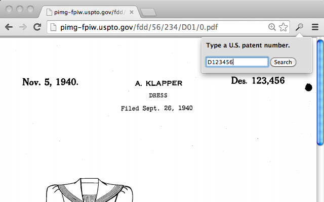 Quick Patent Search from Chrome web store to be run with OffiDocs Chromium online Quick Patent Search from Chrome web store to be run with OffiDocs Chromium online