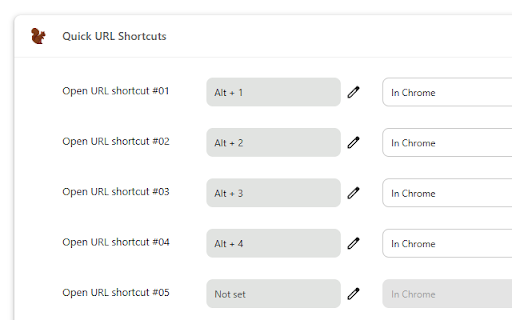 Quick URL Shortcuts from Chrome web store to be run with OffiDocs Chromium online Quick URL Shortcuts from Chrome web store to be run with OffiDocs Chromium online